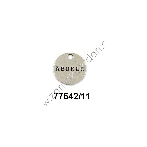 COLGANTE CHAPA REDONDA "ABUELO"