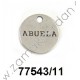 COLGANTE CHAPA REDONDA "ABUELA"