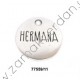 COLGANTE CHAPA REDONDA "HERMANA"