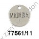 COLGANTE CHAPA REDONDA "MADRINA"