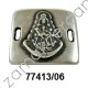 ENTREPIEZA CHAPA PULSERA CUADRADA VIRGEN ROCIO