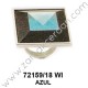 ANILLO CUADRADO AZUL Y NEGRO