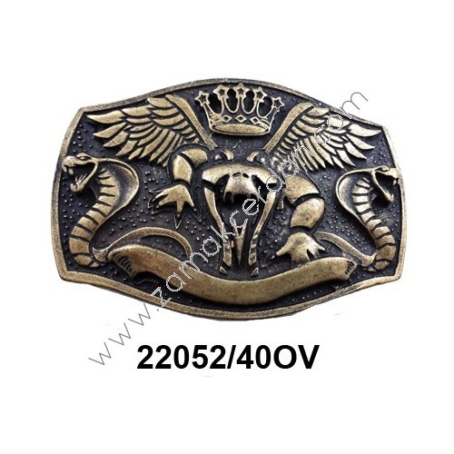 HEBILLA CHAPÓN CABALLERO CABEZA DE TORO PASE 40