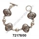 PULSERA COMPLETA CORAZONES COLGANDO PEQUEÑOS