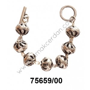 PULSERA COMPLETA CORAZONES COLGANDO PEQUEÑOS