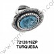 ANILLO REDONDO TURQUESA