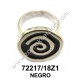 ANILLO ESPIRAL REDONDO PINTADO