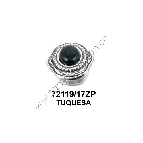 ANILLO OVALADO  RESINA NEGRA