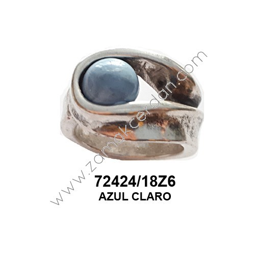 ANILLO RESINA VERDE CLARO