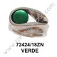 ANILLO RESINA VERDE CLARO