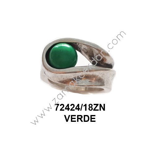 ANILLO RESINA VERDE CLARO