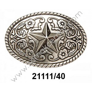 HEBILLA CHAPÓN CABALLERO ESTRELLA VAQUERO PASE 40