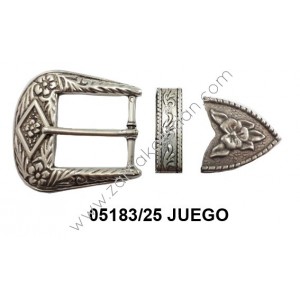HEBILLA CABALLERO LABRADA ORO VIEJO