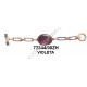 PULSERA COMPLETA ESLABONES VIOLETA