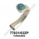 MEDIA PULSERA PIEDRA TURQUESA