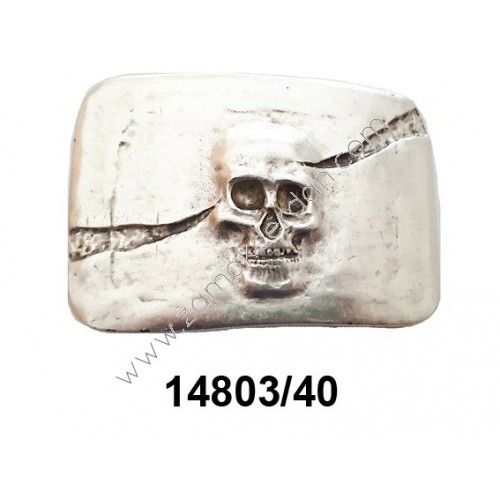 BUCKLE SKULL FIRE INNER 40
