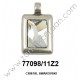 COLGANTE CUADRADO CON BRILLANTE