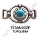 SLIDER BEAD    TURQUOISE