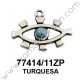 COLGANTE OJO CON BRILLANTE