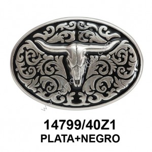 HEBILLA CHAPÓN CABALLERO CABEZA DE TORO PASE 40