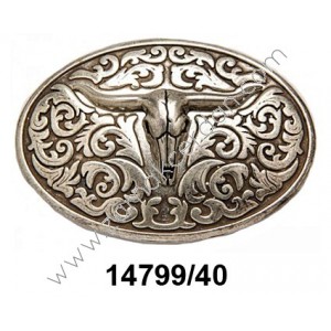 HEBILLA CHAPÓN CABALLERO CABEZA DE TORO PASE 40