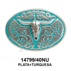 HEBILLA CHAPÓN CABALLERO CABEZA DE TORO PASE 40