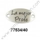 ENTREPIEZA CHAPA OVALADA "LA MEJOR PROFE"