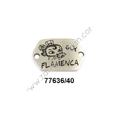 ENTREPIEZA CHAPA "SOY FLAMENCA"